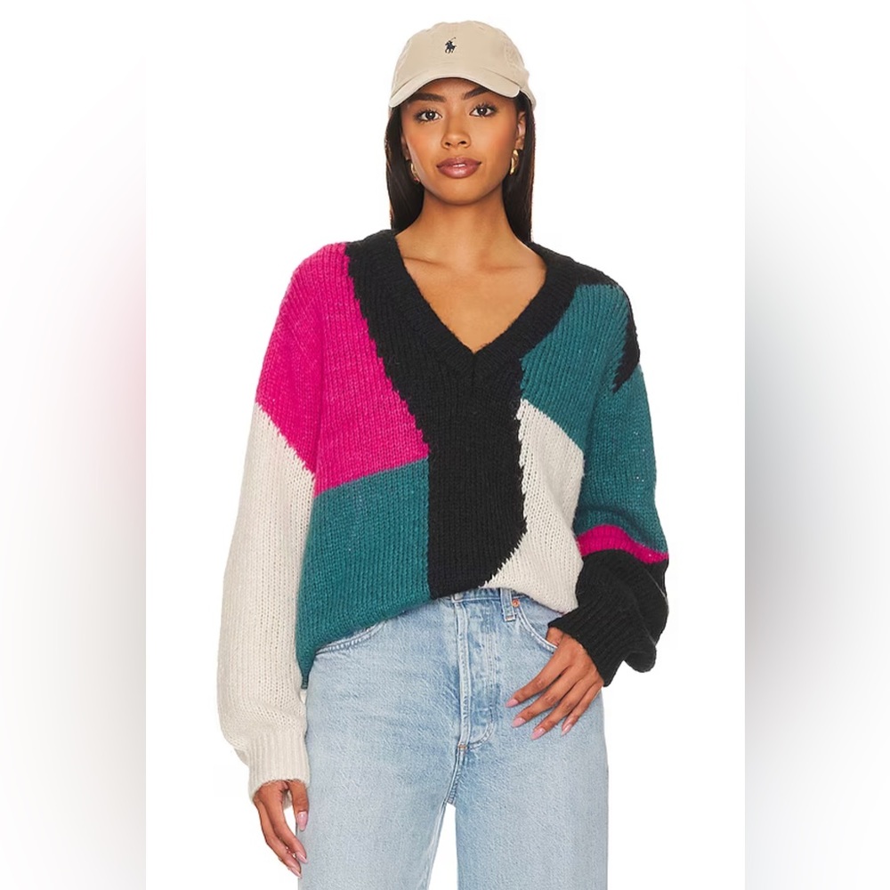 Lovers and friends multi colored sweater